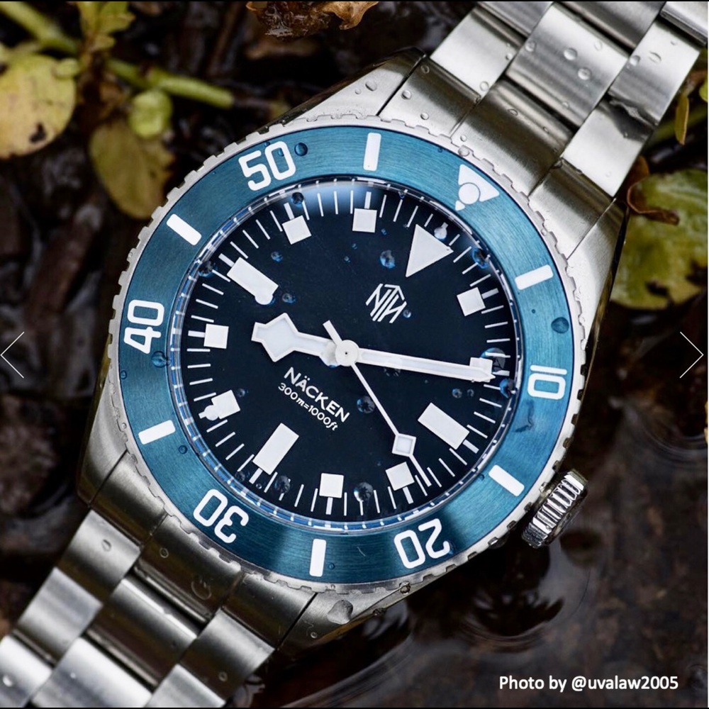 NTH WATCH NÄCKEN MODERN BLUE AUTOMATIC DIVER